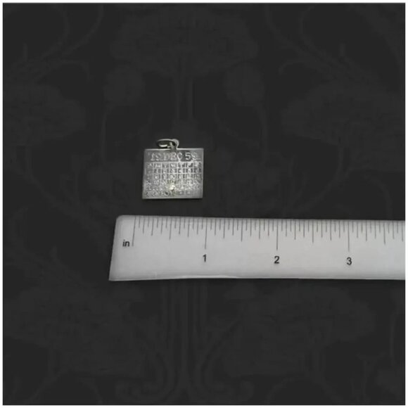 Vintage Charm Bracelet Charm, Sterling Silver, is Dated 12/24/1959 - Picture 6 of 9